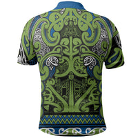 Aotearoa Iwi Whakatohea Polo Shirt Maori Wharenui House Tribal Pattern