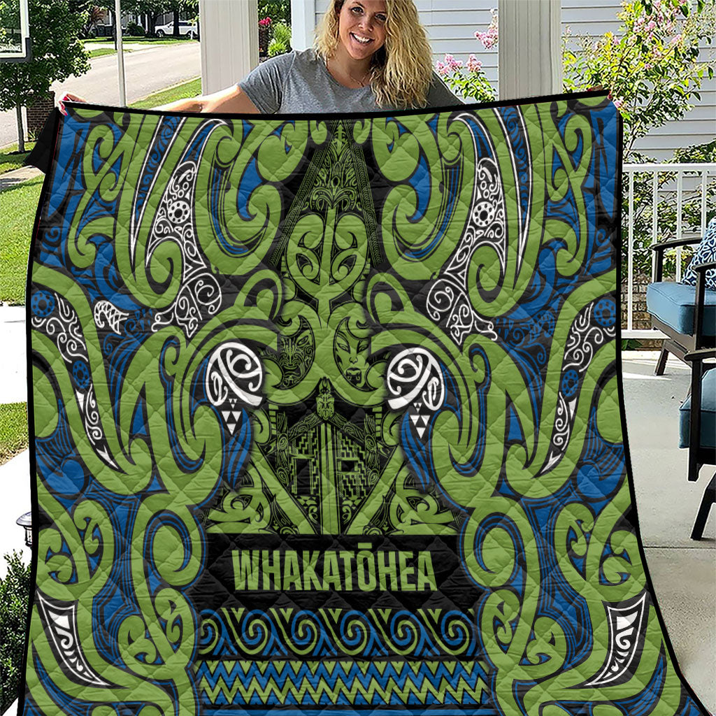 Aotearoa Iwi Whakatohea Quilt Maori Wharenui House Tribal Pattern