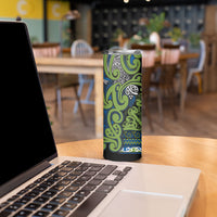 Aotearoa Iwi Whakatohea Skinny Tumbler Maori Wharenui House Tribal Pattern