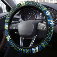 Aotearoa Iwi Whakatohea Steering Wheel Cover Maori Wharenui House Tribal Pattern