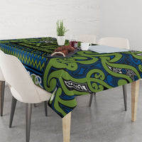 Aotearoa Iwi Whakatohea Tablecloth Maori Wharenui House Tribal Pattern