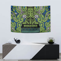 Aotearoa Iwi Whakatohea Tapestry Maori Wharenui House Tribal Pattern