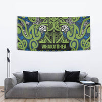 Aotearoa Iwi Whakatohea Tapestry Maori Wharenui House Tribal Pattern