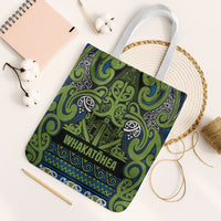Aotearoa Iwi Whakatohea Tote Bag Maori Wharenui House Tribal Pattern