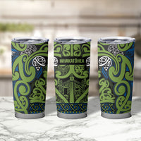 Aotearoa Iwi Whakatohea Tumbler Cup Maori Wharenui House Tribal Pattern