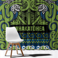 Aotearoa Iwi Whakatohea Window Curtain Maori Wharenui House Tribal Pattern