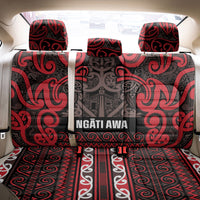 Aotearoa Iwi Ngati Awa Back Car Seat Cover Maori Wharenui House Tribal Pattern