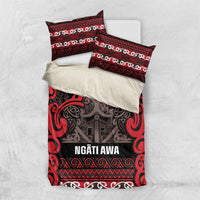 Aotearoa Iwi Ngati Awa Bedding Set Maori Wharenui House Tribal Pattern