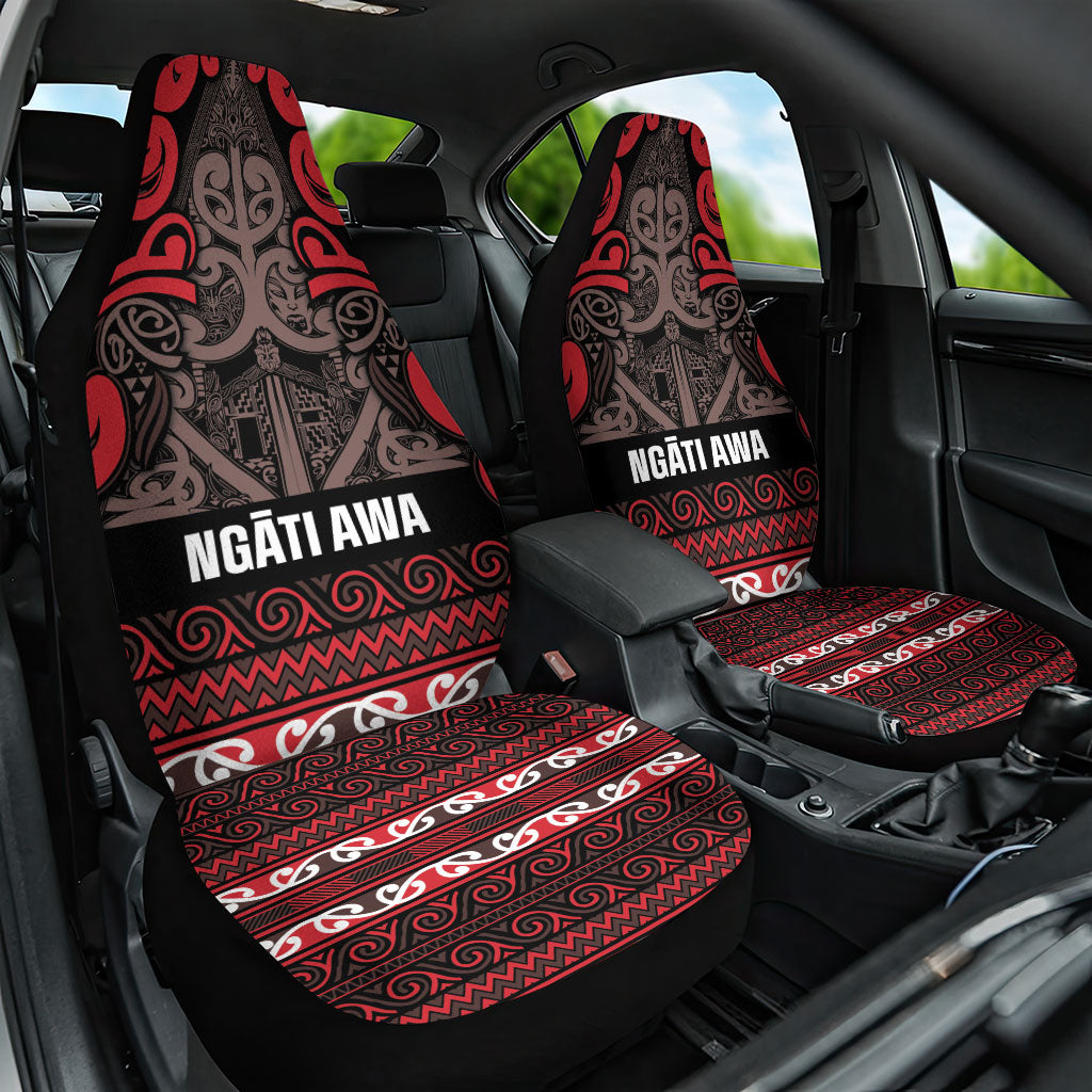 Aotearoa Iwi Ngati Awa Car Seat Cover Maori Wharenui House Tribal Pattern