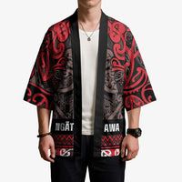 Aotearoa Iwi Ngati Awa Kimono Maori Wharenui House Tribal Pattern