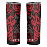 Aotearoa Iwi Ngati Awa Skinny Tumbler Maori Wharenui House Tribal Pattern
