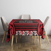 Aotearoa Iwi Ngati Awa Tablecloth Maori Wharenui House Tribal Pattern