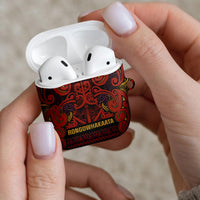 Aotearoa Iwi Rongowhakaata AirPods Case Maori Wharenui House Tribal Pattern LT9 - Polynesian Pride