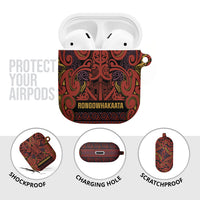 Aotearoa Iwi Rongowhakaata AirPods Case Maori Wharenui House Tribal Pattern LT9 - Polynesian Pride