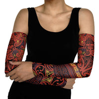 Aotearoa Iwi Rongowhakaata Arm Sleeves Maori Wharenui House Tribal Pattern LT9 - Polynesian Pride
