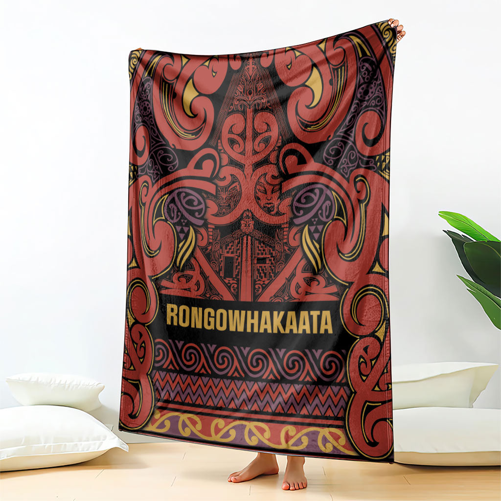 Aotearoa Iwi Rongowhakaata Blanket Maori Wharenui House Tribal Pattern LT9 - Polynesian Pride