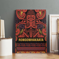 Aotearoa Iwi Rongowhakaata Canvas Wall Art Maori Wharenui House Tribal Pattern LT9 - Polynesian Pride