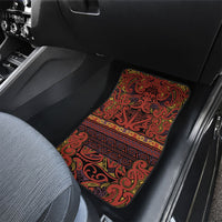 Aotearoa Iwi Rongowhakaata Car Mats Maori Wharenui House Tribal Pattern LT9 - Polynesian Pride