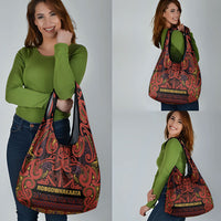 Aotearoa Iwi Rongowhakaata Grocery Bag Maori Wharenui House Tribal Pattern LT9 - Polynesian Pride