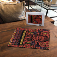 Aotearoa Iwi Rongowhakaata Puzzle Maori Wharenui House Tribal Pattern LT9 - Polynesian Pride