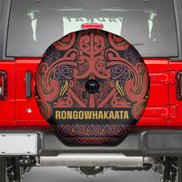 Aotearoa Iwi Rongowhakaata Spare Tire Cover Maori Wharenui House Tribal Pattern LT9 - Polynesian Pride