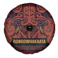 Aotearoa Iwi Rongowhakaata Spare Tire Cover Maori Wharenui House Tribal Pattern LT9 - Polynesian Pride