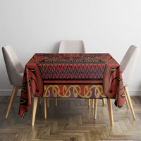 Aotearoa Iwi Rongowhakaata Tablecloth Maori Wharenui House Tribal Pattern LT9 - Polynesian Pride