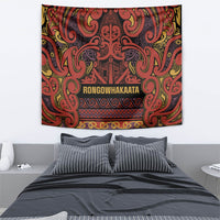 Aotearoa Iwi Rongowhakaata Tapestry Maori Wharenui House Tribal Pattern LT9 - Polynesian Pride