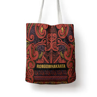 Aotearoa Iwi Rongowhakaata Tote Bag Maori Wharenui House Tribal Pattern LT9 - Polynesian Pride