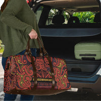 Aotearoa Iwi Rongowhakaata Travel Bag Maori Wharenui House Tribal Pattern LT9 - Polynesian Pride