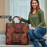 Aotearoa Iwi Rongowhakaata Travel Bag Maori Wharenui House Tribal Pattern LT9 - Polynesian Pride