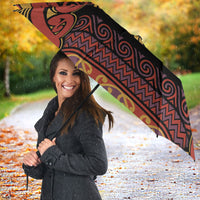Aotearoa Iwi Rongowhakaata Umbrella Maori Wharenui House Tribal Pattern LT9 - Polynesian Pride