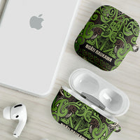 Aotearoa Iwi Ngati Raukawa AirPods Case Maori Wharenui House Tribal Pattern LT9 - Polynesian Pride