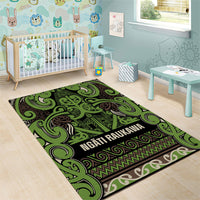 Aotearoa Iwi Ngati Raukawa Area Rug Maori Wharenui House Tribal Pattern LT9 - Polynesian Pride