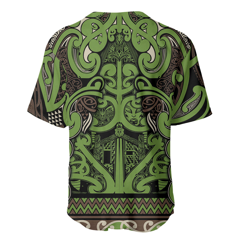 Aotearoa Iwi Ngati Raukawa Baseball Jersey Maori Wharenui House Tribal Pattern LT9 - Polynesian Pride