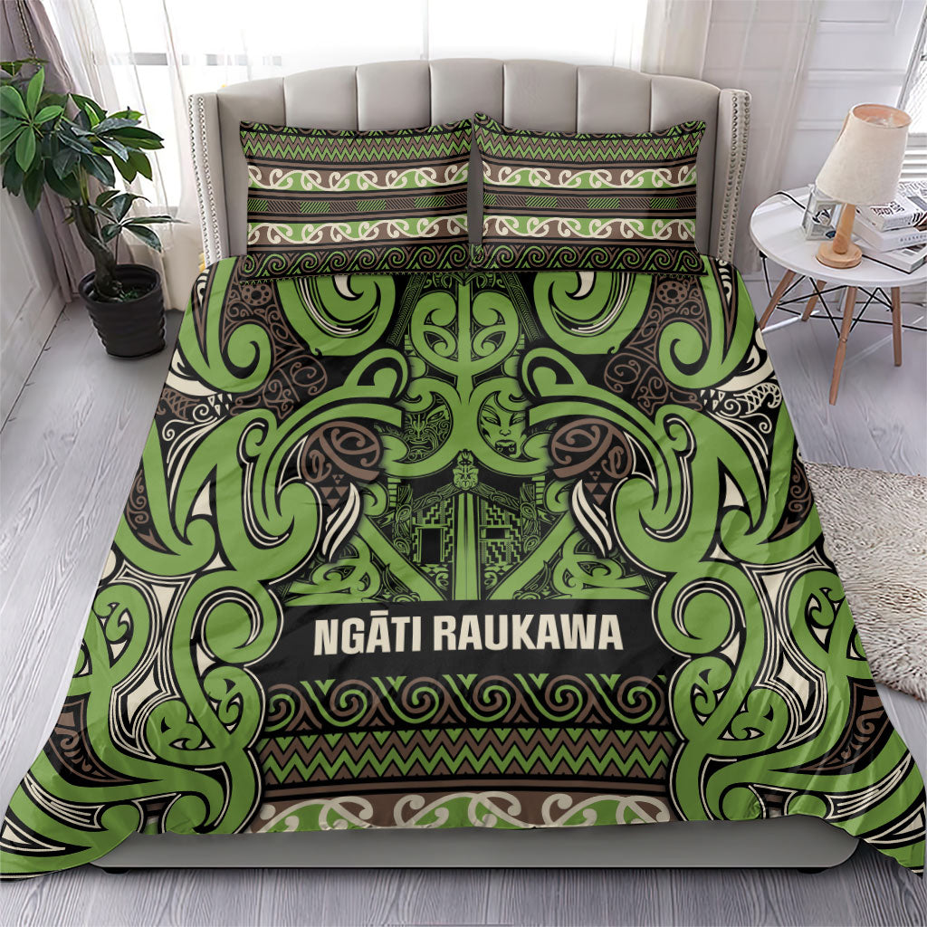 Aotearoa Iwi Ngati Raukawa Bedding Set Maori Wharenui House Tribal Pattern LT9 - Polynesian Pride