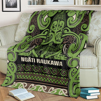 Aotearoa Iwi Ngati Raukawa Blanket Maori Wharenui House Tribal Pattern LT9 - Polynesian Pride