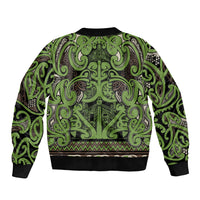 Aotearoa Iwi Ngati Raukawa Bomber Jacket Maori Wharenui House Tribal Pattern LT9 - Polynesian Pride