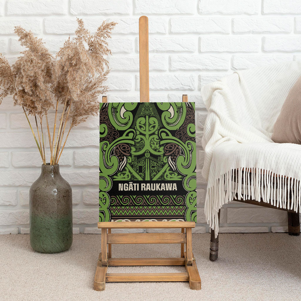 Aotearoa Iwi Ngati Raukawa Canvas Wall Art Maori Wharenui House Tribal Pattern LT9 - Polynesian Pride