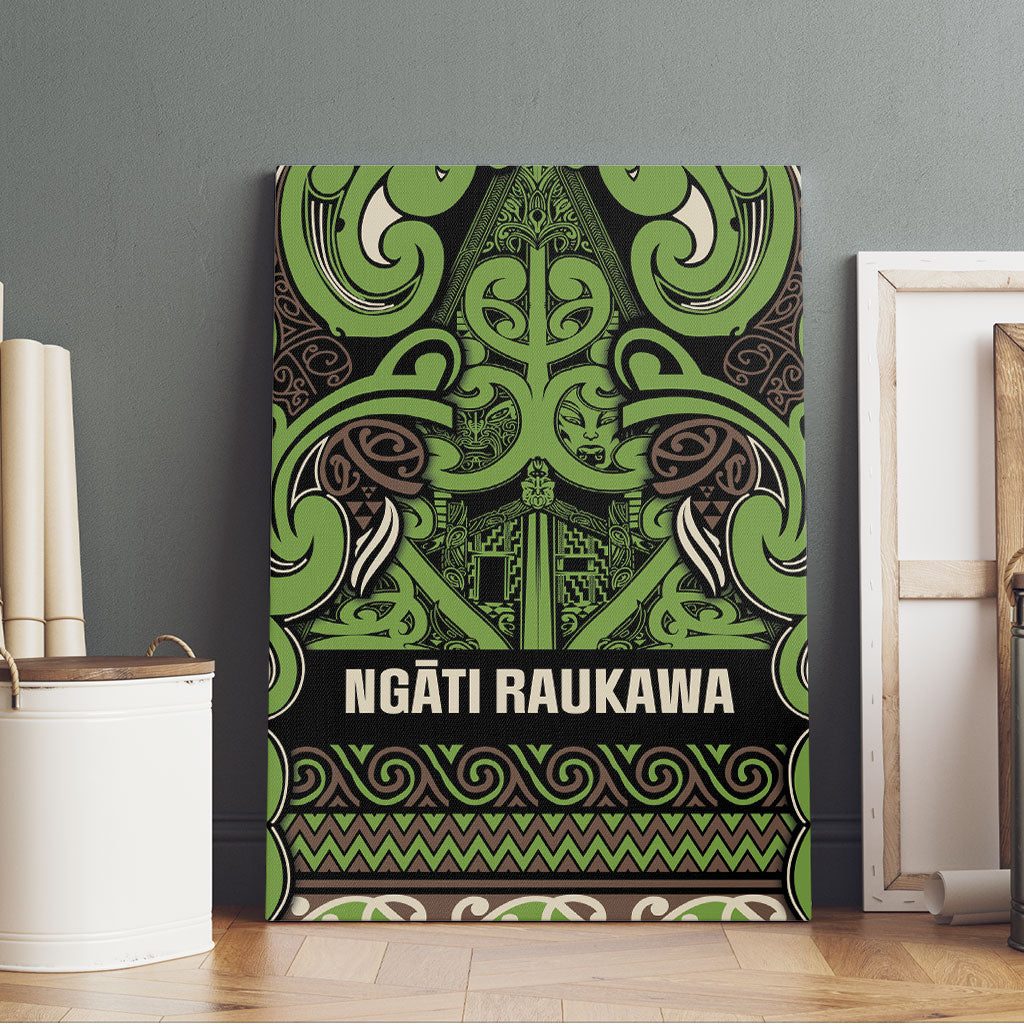 Aotearoa Iwi Ngati Raukawa Canvas Wall Art Maori Wharenui House Tribal Pattern LT9 - Polynesian Pride