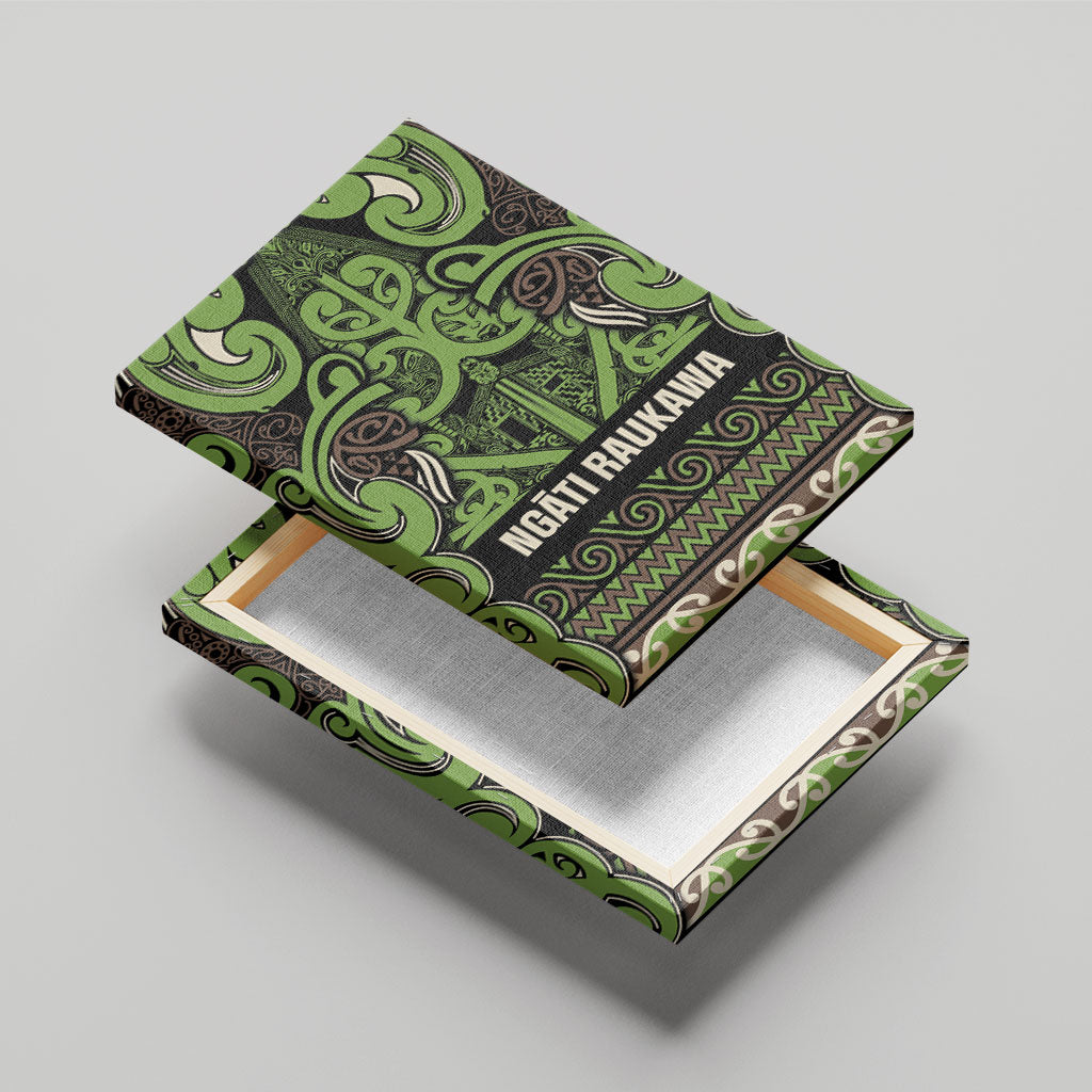 Aotearoa Iwi Ngati Raukawa Canvas Wall Art Maori Wharenui House Tribal Pattern LT9 - Polynesian Pride