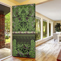 Aotearoa Iwi Ngati Raukawa Door Cover Maori Wharenui House Tribal Pattern LT9 - Polynesian Pride
