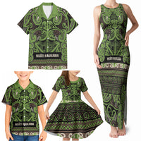 Aotearoa Iwi Ngati Raukawa Family Matching Tank Maxi Dress and Hawaiian Shirt Maori Wharenui House Tribal Pattern LT9 - Polynesian Pride