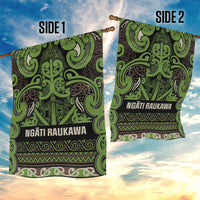 Aotearoa Iwi Ngati Raukawa Garden Flag Maori Wharenui House Tribal Pattern LT9 - Polynesian Pride