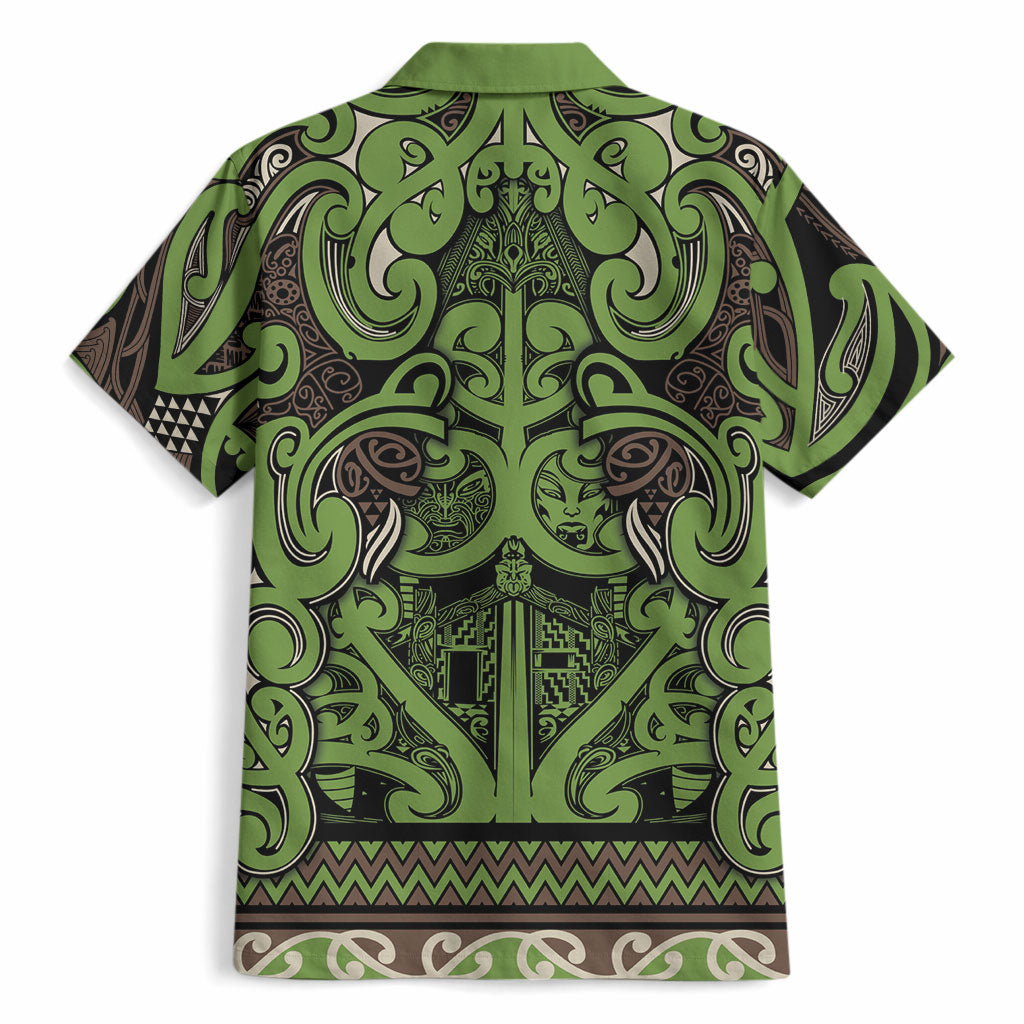 Aotearoa Iwi Ngati Raukawa Hawaiian Shirt Maori Wharenui House Tribal Pattern LT9 - Polynesian Pride