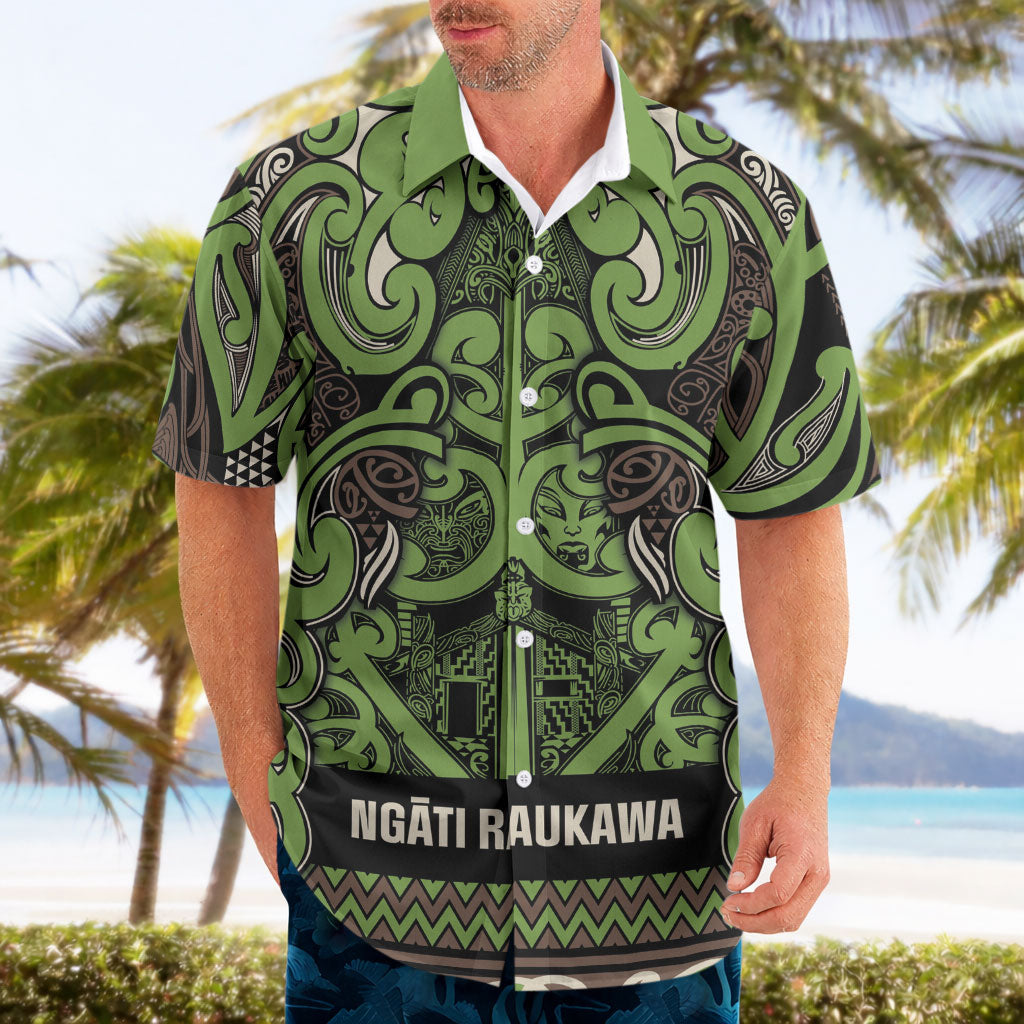 Aotearoa Iwi Ngati Raukawa Hawaiian Shirt Maori Wharenui House Tribal Pattern LT9 - Polynesian Pride