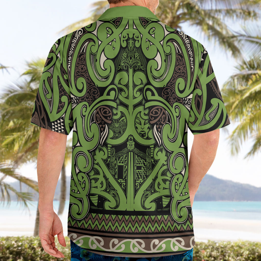 Aotearoa Iwi Ngati Raukawa Hawaiian Shirt Maori Wharenui House Tribal Pattern LT9 - Polynesian Pride