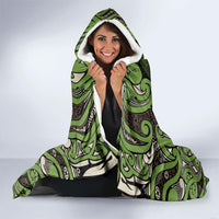 Aotearoa Iwi Ngati Raukawa Hooded Blanket Maori Wharenui House Tribal Pattern LT9 - Polynesian Pride