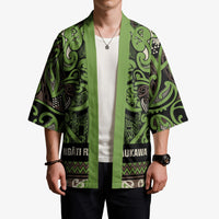 Aotearoa Iwi Ngati Raukawa Kimono Maori Wharenui House Tribal Pattern LT9 - Polynesian Pride
