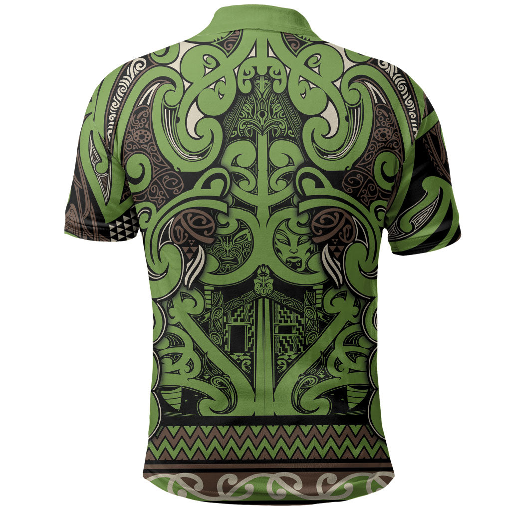 Aotearoa Iwi Ngati Raukawa Polo Shirt Maori Wharenui House Tribal Pattern LT9 - Polynesian Pride